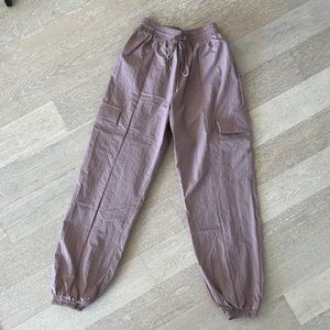 NWT | Missguided | Cargo Tracksuit Pants | Size 4 | Lavender